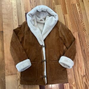 Moda International Tan Jacket with Cream Lining